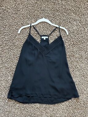 Nine Britton Black Spaghetti Strap V-Neck Cami